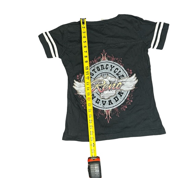 Reno Nevada Graphic V-Neck Tee - Black - Picture 3 of 6